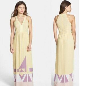 FRENCH Connection Pleated Maxi Cocktail  Dress Size 8
